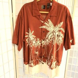 CHILIWEAR vintage button down guitar shirt. It’s not bright orange. EUC